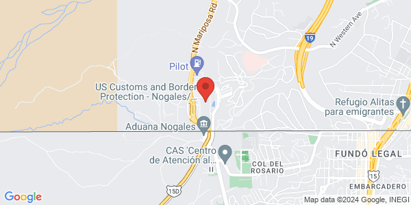 FAST interview location map for Nogales Enrollment Center